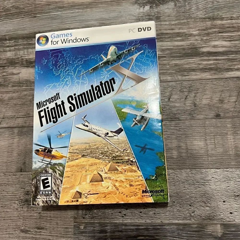 Microsoft Flight Simulator X PC DVD Games For Windows